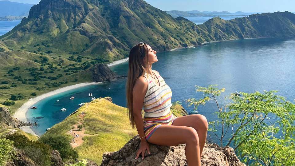 incredible view of padar island, komodo national park